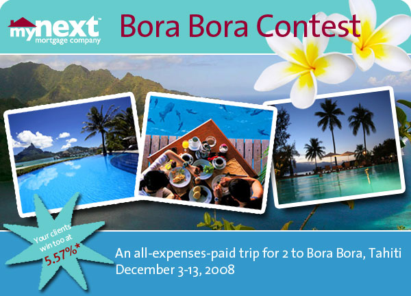 Bora bora contest Bora bora contest