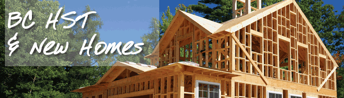BC HST and New Homes