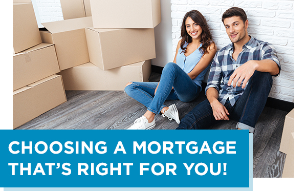 Choosing A Mortgage That's Right For You!